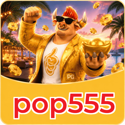 Logo pop555 Telegram Canal Oficial